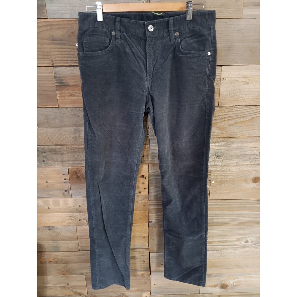 7 Diamonds Clifton Corduroy Pants Slim Straight Gray Men's Sz. 30/32 GUC Cotton